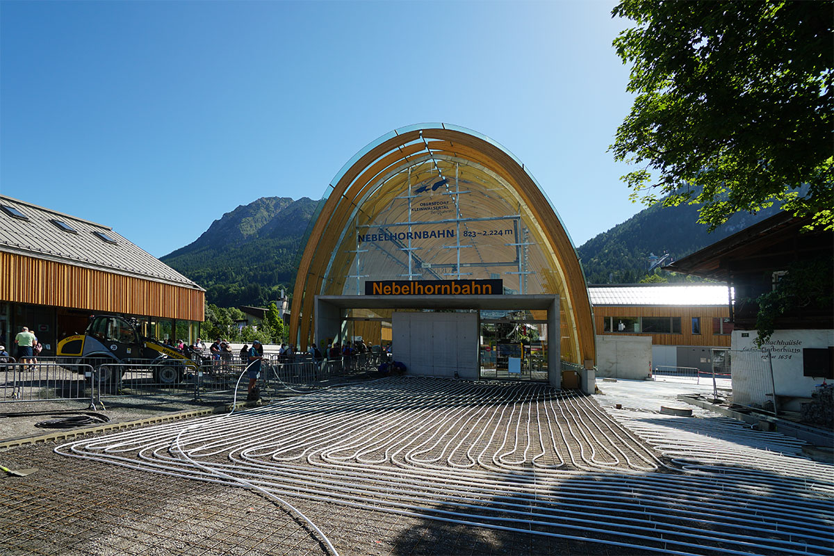 Freiflächenheizung Zugang Bahn Freiflächenheizung Zugang Bahn